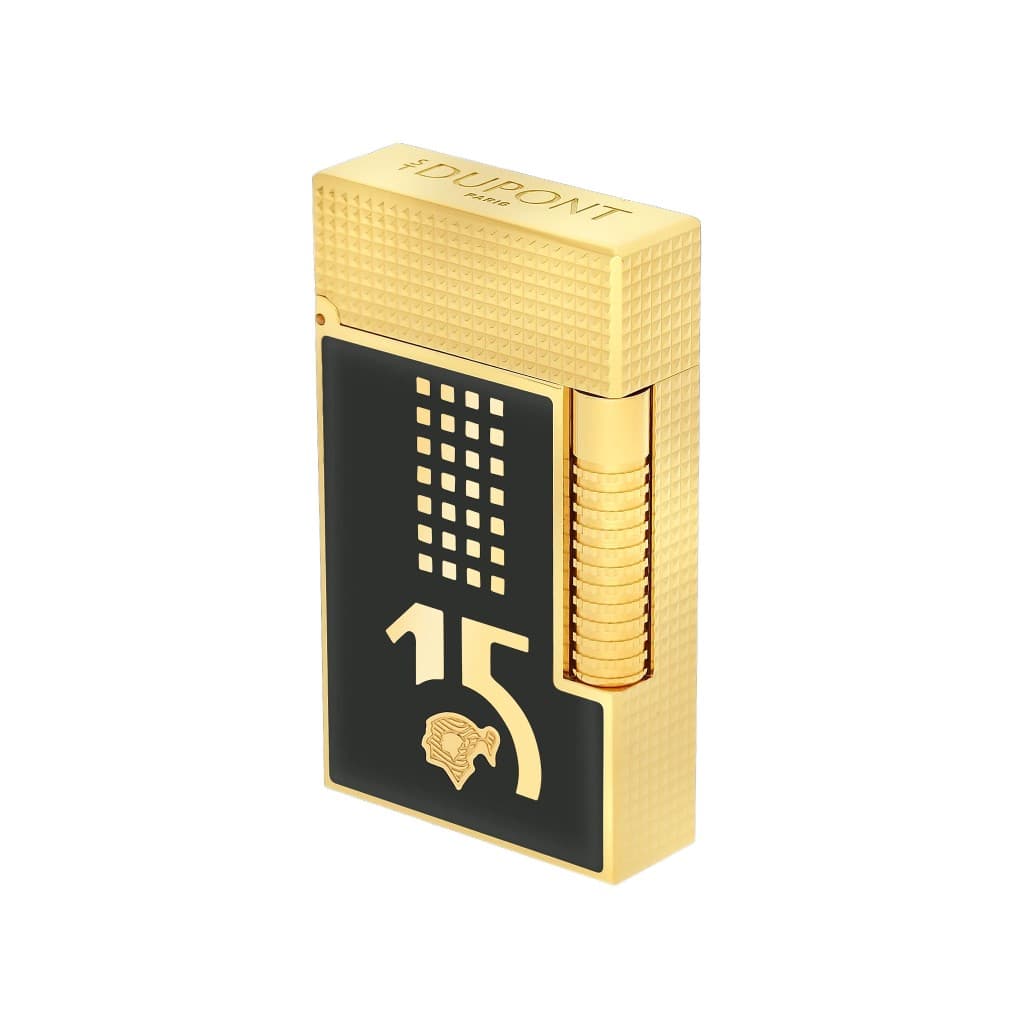 S.T. Dupont lighter on a clean white surface