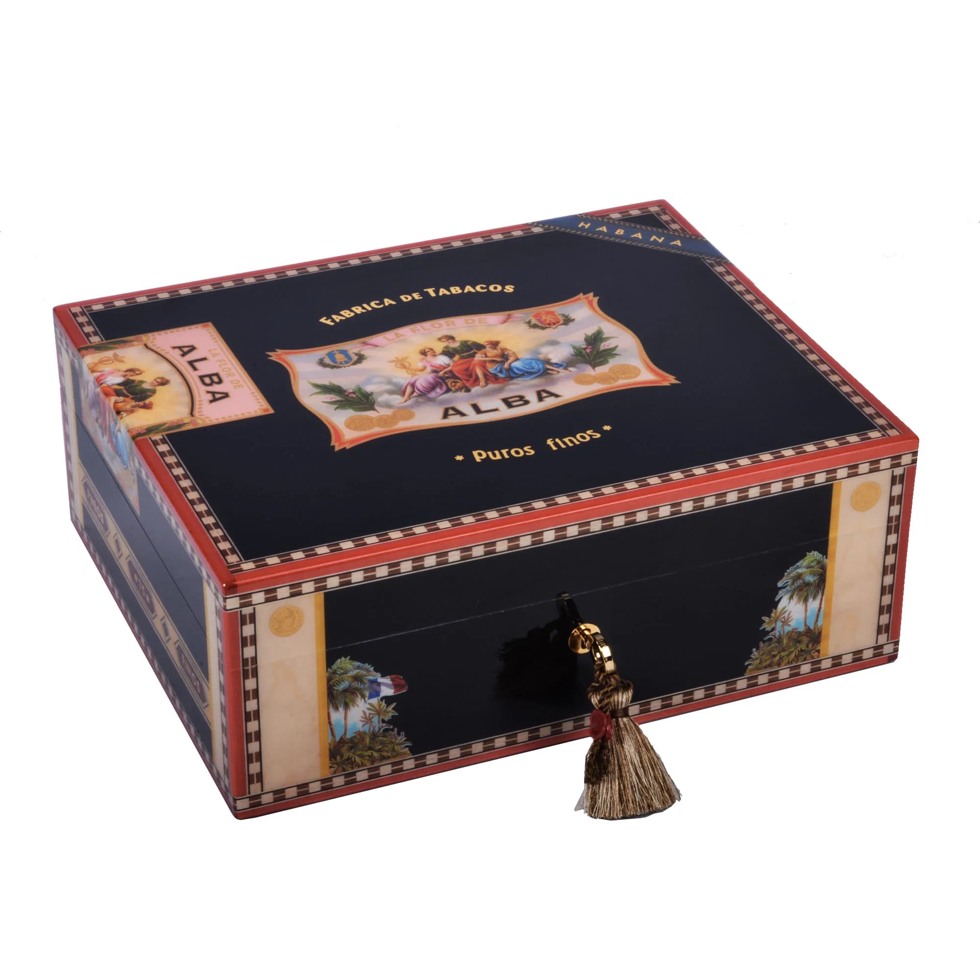 Flor de Alba - 75 Cigars - Black