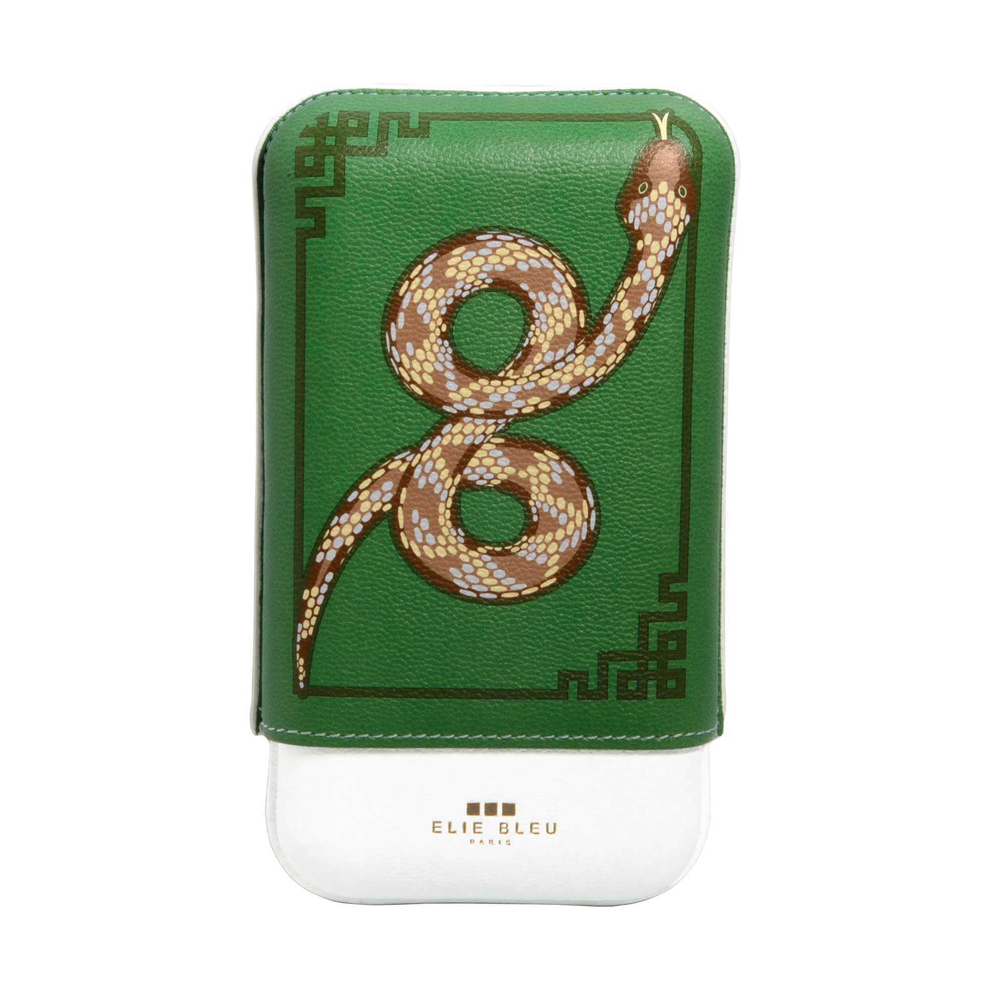 Snake Cigar Case - 3 Cigars